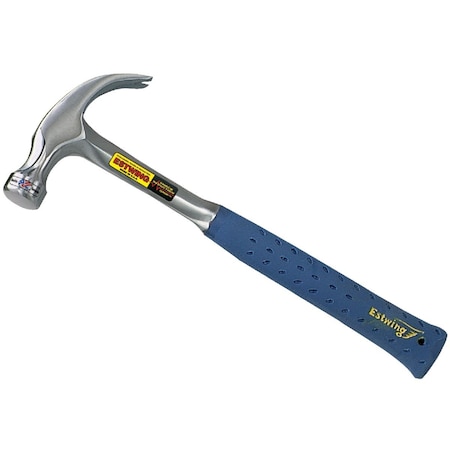 Estwing 16 Oz. Smooth-Face Curved Claw Hammer with Nylon-Covered Steel Handle ESE3-16C
